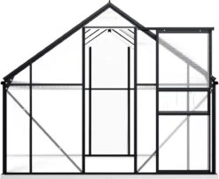 VidaXL Broeikas Met Basisframe 4,75 M² Aluminium Antracietkleurig -Tuinwinkel Voor Buitenartikelen 1200x982 2