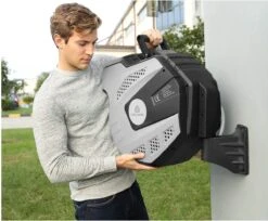 CoolHome Wandslangenbox 30 Meter + 2 Meter - Tuinslang Met Haspel- Slangenhouder 180° Draaibaar - Tuinslanghaspel Zwart - Grijs -Tuinwinkel Voor Buitenartikelen 1200x992 1