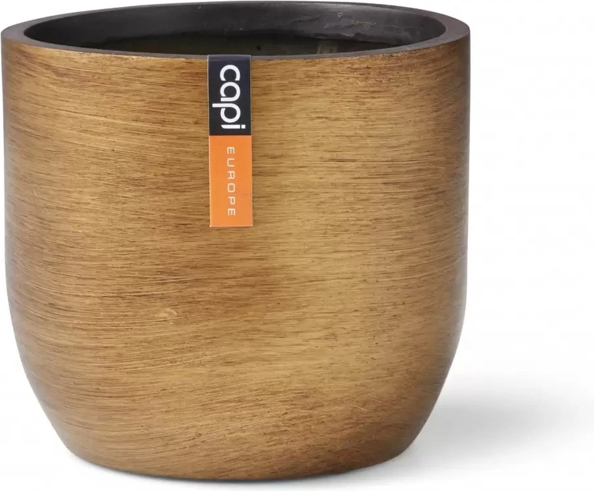 Capi Europe - Bloempot Bol Retro - 23x21 - Goud - Bloempot Voor Binnen - BRTG134 14 Capi Europe - Bloempot Bol Retro - 23x21 - Goud - Bloempot Voor Binnen - BRTG134 - Afbeelding 14