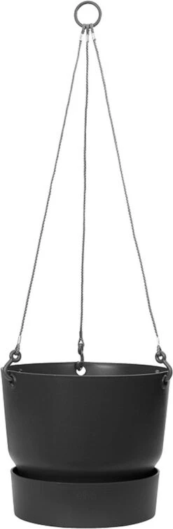 Elho Greenville Hangschaal 24 - Bloempot Voor Balkonbuiten - Ø 23.5 X H 20.5 Cm - Zwart/Living Black -Tuinwinkel Voor Buitenartikelen 393x1200 2