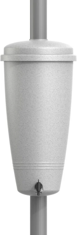 Elho Green Basics Rain Catcher 33 - Regenton Voor Balkonbuiten - Ø 33.5 X H 73.5 Cm - Grijs/Living Concrete -Tuinwinkel Voor Buitenartikelen 396x1200 1