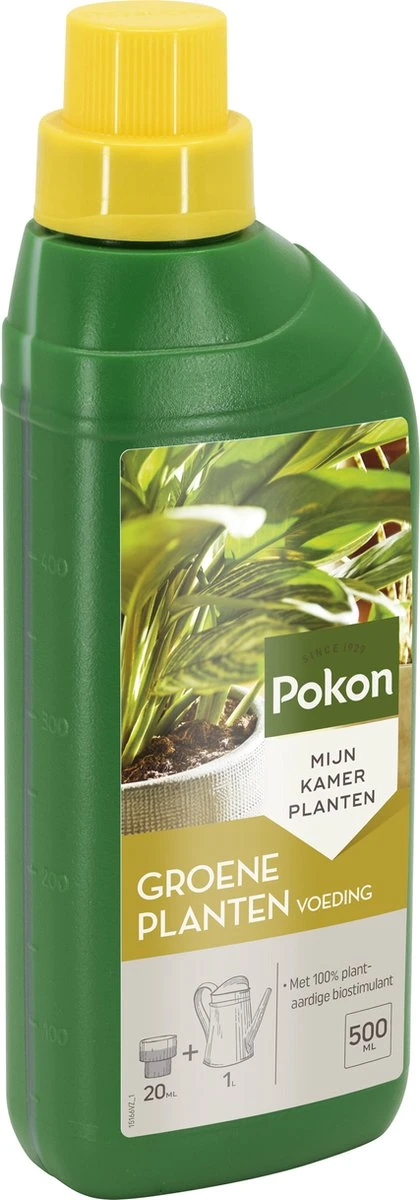 Pokon Groene Planten Voeding - 500ml - Plantenvoeding - 20ml Per 1L Water 2 Pokon Groene Planten Voeding - 500ml - Plantenvoeding - 20ml Per 1L Water - Afbeelding 2