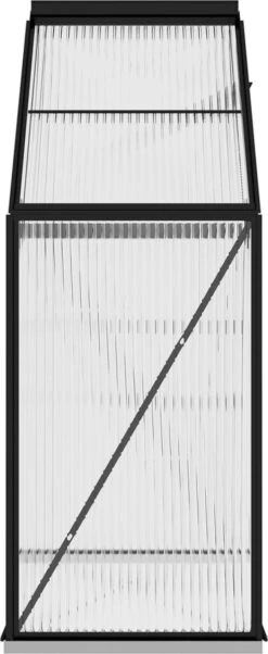 VidaXL Broeikas 1,33 M² Aluminium Antracietkleurig -Tuinwinkel Voor Buitenartikelen 492x1200 2