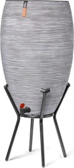 Capi Europe - Regenton Rib NL - 56x123 - Ivoor - Voor Binnen En Buiten - RKOFI1132 -Tuinwinkel Voor Buitenartikelen 531x1200