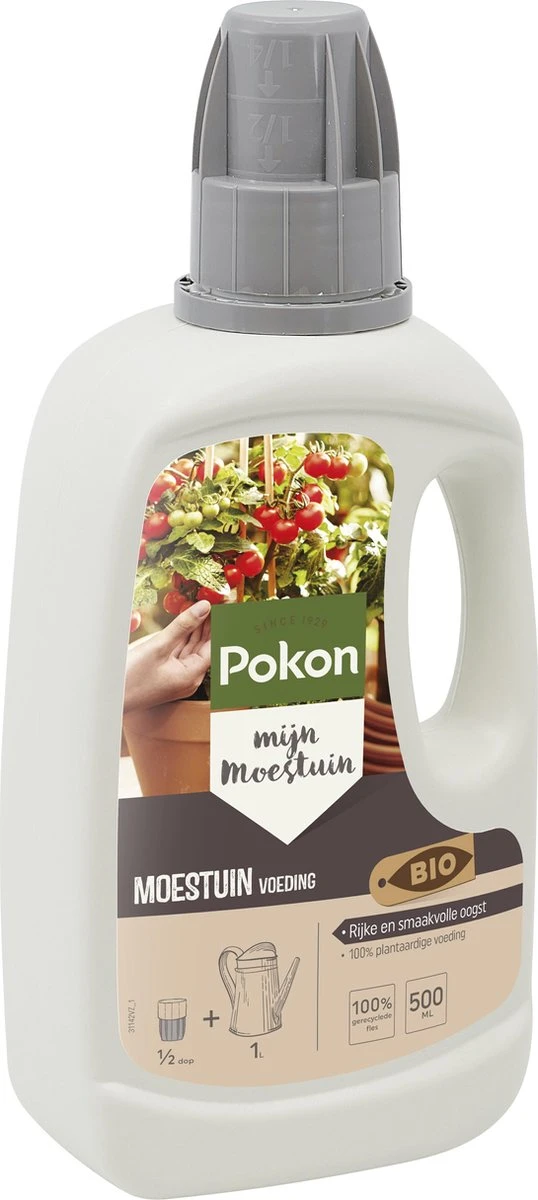 Pokon Bio Moestuinvoeding - 500ml - Plantenvoeding - 14ml Per 1l Water 2 Pokon Bio Moestuinvoeding - 500ml - Plantenvoeding - 14ml Per 1l Water - Afbeelding 2