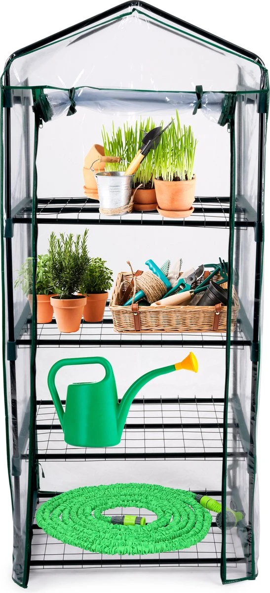 Kinzo Plastic Broeikas 69 X 49 X 160cm 1 Kinzo Plastic Broeikas 69 X 49 X 160cm