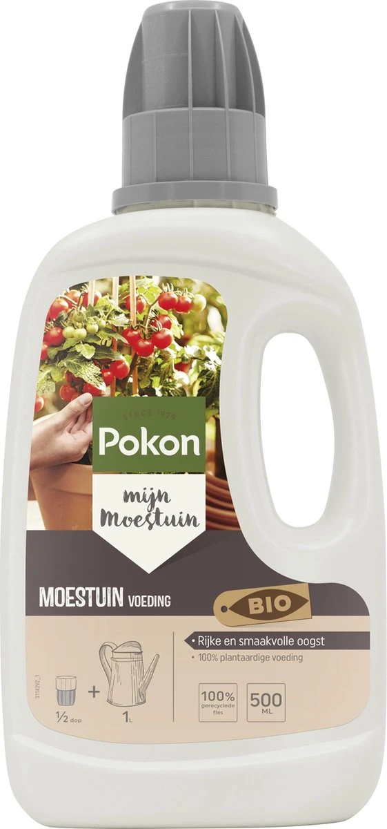 Pokon Bio Moestuinvoeding - 500ml - Plantenvoeding - 14ml Per 1l Water 1 Pokon Bio Moestuinvoeding - 500ml - Plantenvoeding - 14ml Per 1l Water