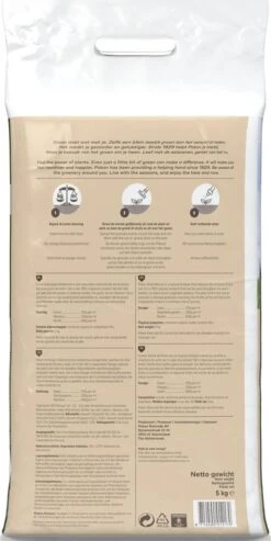 Pokon Gedroogde Mestkorrel - 5kg - Meststof - Geschikt Voor 10m2 Tot 40m2 -Tuinwinkel Voor Buitenartikelen 601x1200