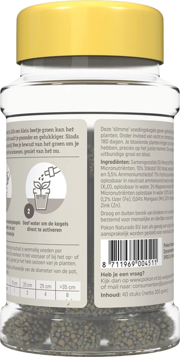 Pokon Voedingskegels Voor Terras- & Balkonplanten - 40 Stuks - 180 Dagen Voeding - Plantenvoeding 5 Pokon Voedingskegels Voor Terras- & Balkonplanten - 40 Stuks - 180 Dagen Voeding - Plantenvoeding - Afbeelding 5