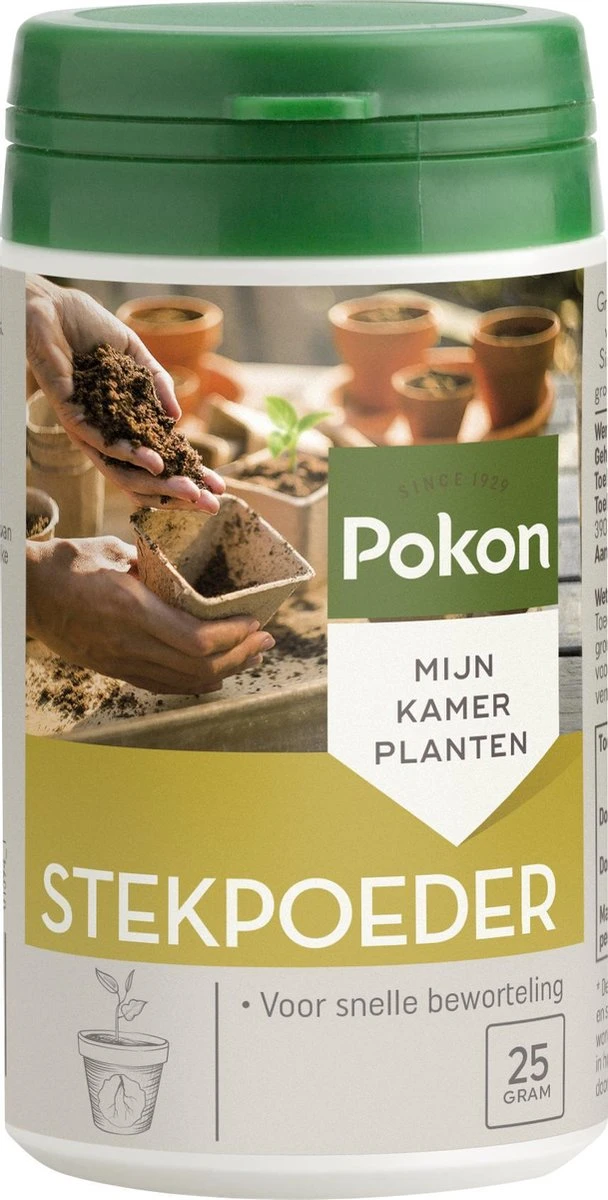 Pokon Stekpoeder - 25gr - Stimuleert Wortelvorming 1 Pokon Stekpoeder - 25gr - Stimuleert Wortelvorming