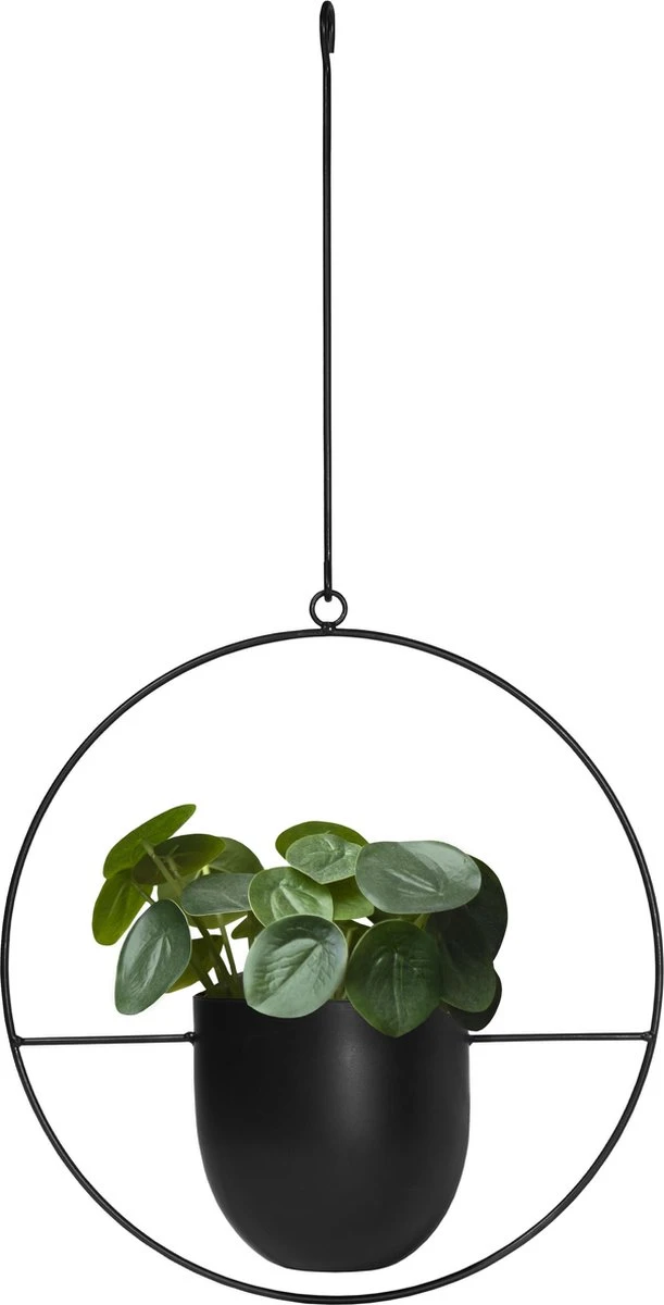 QUVIO Bloempot Hangend / Bloempotten Voor Binnen / Bloempotten / Bloempot Binnen / Bloempot Met Ophanghaak - Metaal 1 QUVIO Bloempot Hangend / Bloempotten Voor Binnen / Bloempotten / Bloempot Binnen / Bloempot Met Ophanghaak - Metaal