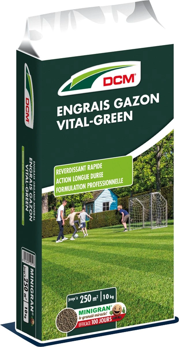 DCM Vital-Green Gazon - Gazonmest - Gazonmeststof Met MINIGRAN® Technology - 250m2 - 10 Kg 2 DCM Vital-Green Gazon - Gazonmest - Gazonmeststof Met MINIGRAN® Technology - 250m2 - 10 Kg - Afbeelding 2