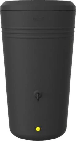 Elho Green Basics Regenton - Regenton - Living Black - Buiten - 200 Liter -Tuinwinkel Voor Buitenartikelen 650x1200