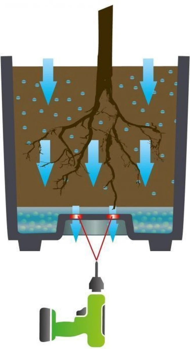 EDA Plantenbak - Bloembak - 46L - 78,5 X 29,5 X 60 Cm - Antraciet 2 EDA Plantenbak - Bloembak - 46L - 78,5 X 29,5 X 60 Cm - Antraciet - Afbeelding 2