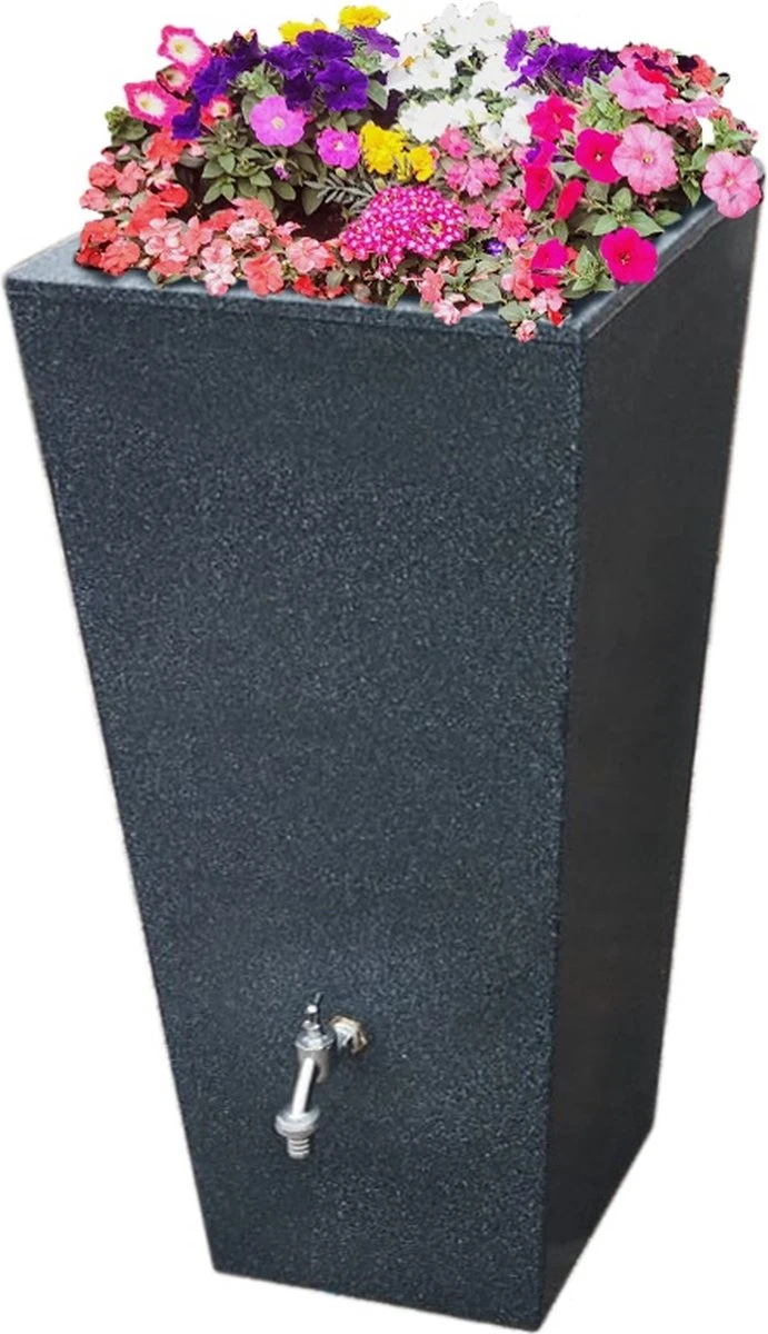 Prestige Manhattan 100L Regenton Zwart (incl. Kraantje) 1 Prestige Manhattan 100L Regenton Zwart (incl. Kraantje)