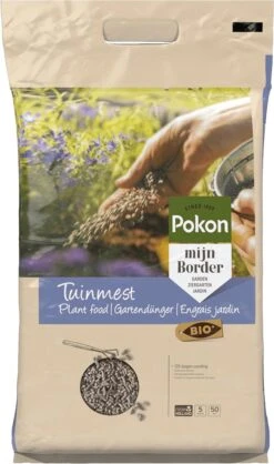 Pokon Bio Tuinmest - 5kg - Meststof (universeel) - 120 Dagen Voeding -Tuinwinkel Voor Buitenartikelen 709x1200