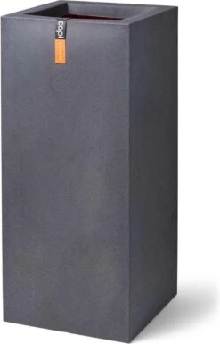 Capi Europe - Bloempot Rechthoek Smooth NL - 36x36x79 - Zwart - Voor Binnen En Buiten - KBL952 -Tuinwinkel Voor Buitenartikelen 770x1200 2