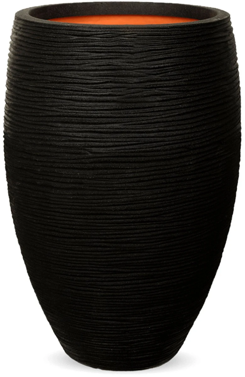 Capi Europe - Vaas Elegant Deluxe Rib NL - 40x60 - Zwart - Voor Binnen En Buiten - KBLR1131 18 Capi Europe - Vaas Elegant Deluxe Rib NL - 40x60 - Zwart - Voor Binnen En Buiten - KBLR1131 - Afbeelding 18