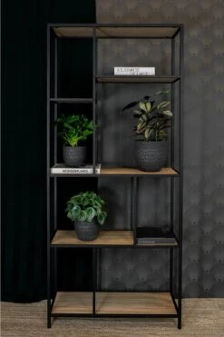 Plantenpot/Bloempot In Het Lava-look Zwart Dia 15 Cm En Hoogte 13 Cm - Voor Binnen -Tuinwinkel Voor Buitenartikelen 800x1200 126