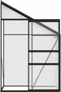 VidaXL Broeikas 1,38 M² Aluminium Antracietkleurig -Tuinwinkel Voor Buitenartikelen 802x1200 1