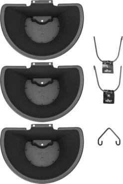 Elho Corsica Vertical Forest 24 - Bloempot Voor Balkonbuiten - Ø 26.7 X H 29.7 Cm - Zwart/Antraciet -Tuinwinkel Voor Buitenartikelen 805x1200 3