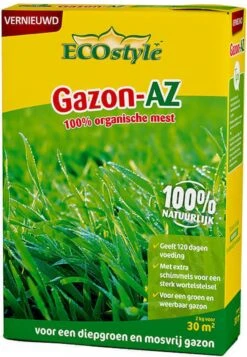 ECOstyle Gazon AZ Organische Gazonmest – Voor Diepgroen En Sterk Gazon – Geeft Tot 120 Dagen Voeding – Werkt Tegen Mos - 135 M² - 10 KG -Tuinwinkel Voor Buitenartikelen 830x1200 3