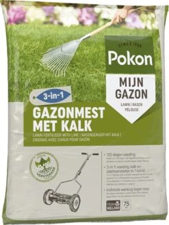 Pokon Gazonmest Met Kalk - 5kg - Mest - Geschikt Voor 75m² - 120 Dagen Voeding -Tuinwinkel Voor Buitenartikelen 902x1200 3