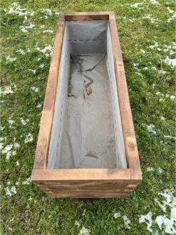 AMISHOUT - Plantenbak Van Balkjes 120x40x40 Cm - Bruin -Tuinwinkel Voor Buitenartikelen 902x1200 6