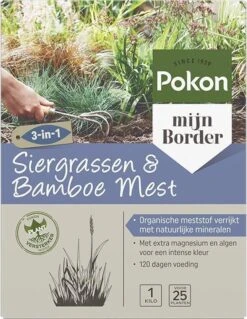 Pokon Siergrassen & Bamboe Mest - 1kg - Meststof - 3-in-1 Werking 5 Pokon Siergrassen & Bamboe Mest - 1kg - Meststof - 3-in-1 Werking -Tuinwinkel Voor Buitenartikelen 930x1200 1