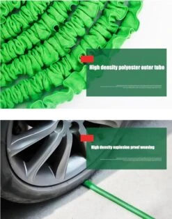 Merkloos Tuinslang - Tuinslag Flexibel - Tuinslag Flexibel 15M -15 Meter - Tuinslangen - Uitrekbaar - Met Koppelstuk - 7 In 1 Sproeikop -Tuinwinkel Voor Buitenartikelen 943x1200