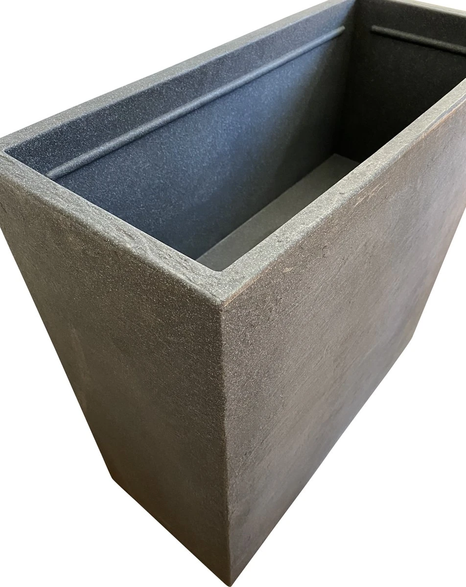 4gardenz® Stone Rechthoekige Bloembak Voor Buiten - 60x60x26cm 5 4gardenz® Stone Rechthoekige Bloembak Voor Buiten - 60x60x26cm - Afbeelding 5