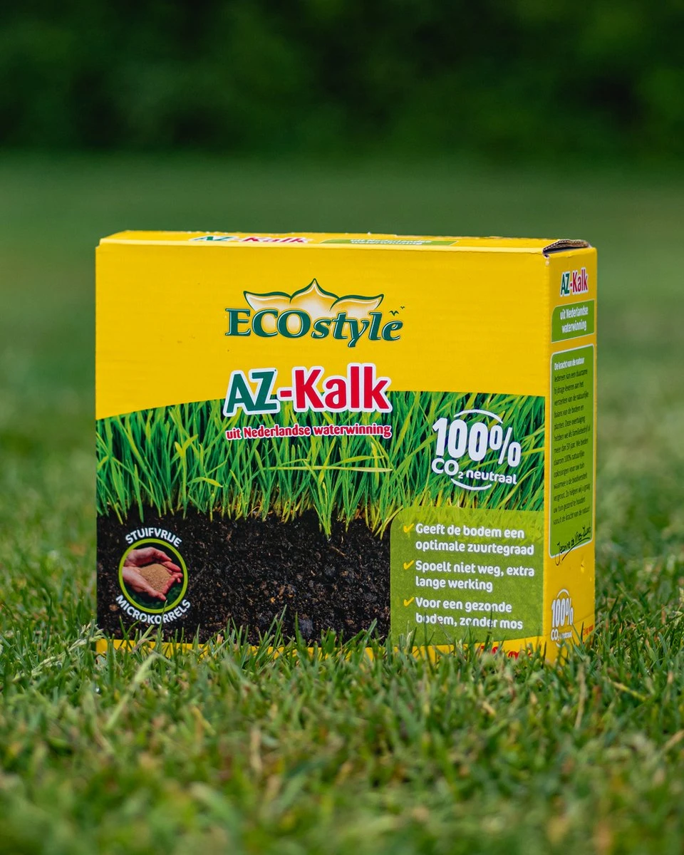 ECOstyle AZ Kalk Micro Korrel – Voor Gazon, Sier- En Moestuin - Corrigeert Zuurgraad Direct En Langdurig - Werkt Tegen Mos - CO2-Neutraal – 30 M² - 2 KG 2 ECOstyle AZ Kalk Micro Korrel – Voor Gazon, Sier- En Moestuin - Corrigeert Zuurgraad Direct En Langdurig - Werkt Tegen Mos - CO2-Neutraal – 30 M² - 2 KG - Afbeelding 2