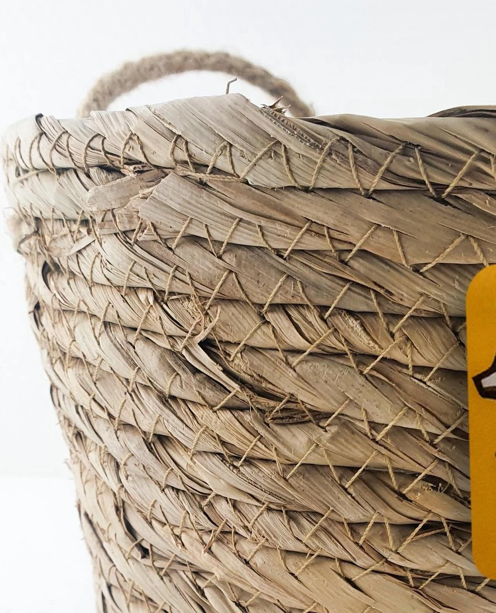 Merkloos Plantenhanger 18x15cm Naturel | Hangende Mand | Handgemaakt | Planten-houder / Hang-plant | Planten Accessoires | Hangmand 3 Merkloos Plantenhanger 18x15cm Naturel | Hangende Mand | Handgemaakt | Planten-houder / Hang-plant | Planten Accessoires | Hangmand - Afbeelding 3