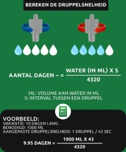 SKYARD® Waterdruppelaar Set Van 10 – Watergeefsysteem Geschikt Binnen (Kamerplanten) En Buiten – Bewateringssysteem Met Instelbare Druppelsnelheid - Irrigatiesysteem - Planten Watergever - Waterbol -Tuinwinkel Voor Buitenartikelen 994x1200